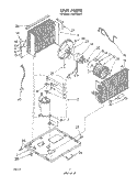 UNIT Diagram and Parts List for CAW15D2A1  Whirlpool Air Conditioner