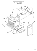 Part Location Diagram of 9871559 Whirlpool PANEL