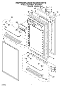 Part Location Diagram of 2300023 Whirlpool SPACER