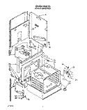 OVEN Diagram and Parts List for KEDH207YBL0  KitchenAid Range