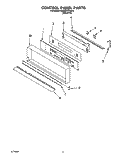 CONTROL PANEL, LIT/OPTIONAL Diagram and Parts List for KEBS276YWH1  KitchenAid Wall Oven