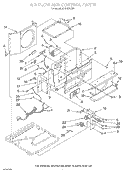 AIR FLOW AND CONTROL Diagram and Parts List for AR1000XW3  Whirlpool Air Conditioner