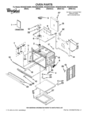 OVEN PARTS Diagram and Parts List for WOS92EC0AB00  Whirlpool Wall Oven