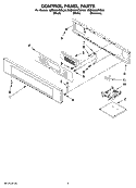 Part Location Diagram of WPW10119142 Whirlpool Electronic Control