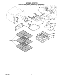 OVEN Diagram and Parts List for KERH507YAL3  KitchenAid Range