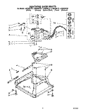 MACHINE BASE Diagram and Parts List for LA9500XTG1  Whirlpool Washer