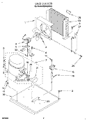 UNIT Diagram and Parts List for KUIS185EAL0  KitchenAid Ice Maker