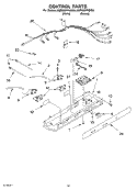 CONTROL Diagram and Parts List for KSRU22FKWH04  KitchenAid Refrigerator