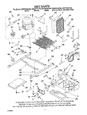 UNIT Diagram and Parts List for GS6SHAXLT02  Whirlpool Refrigerator