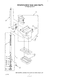 POWERSCREW AND RAM Diagram and Parts List for KUCC151T1  KitchenAid Trash Compactor