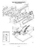 Part Location Diagram of 696198 Whirlpool Panel, Rear Console
