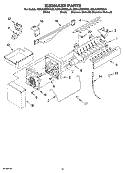 ICEMAKER PARTS, OPTIONAL PARTS Diagram and Parts List for KBLA20ERSS00  KitchenAid Refrigerator