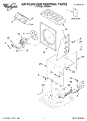 SECTION Diagram and Parts List for AD65USL1  Whirlpool Dehumidifier