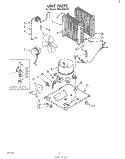 SECTION Diagram and Parts List for AHA02023  Whirlpool Dehumidifier