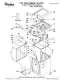 Part Location Diagram of WPW10119519 Whirlpool Washer Bearing