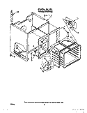 OVEN Diagram and Parts List for RF302PXXQ0  Whirlpool Range