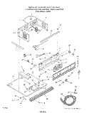 CONTROL PANEL Diagram and Parts List for 2095B0A  Roper Range
