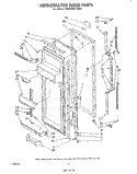 REFRIGERATOR DOOR Diagram and Parts List for ED25SM1LWR1  Whirlpool Refrigerator
