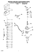 Part Location Diagram of 2188860 Whirlpool Dispenser, Motor