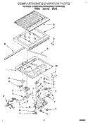 COMPARTMENT SEPARATOR Diagram and Parts List for ET22DKXDB00  Whirlpool Refrigerator