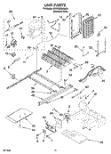 UNIT PARTS Diagram and Parts List for BRS70DRANA00  Whirlpool Refrigerator