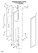 Part Location Diagram of 2257384 Whirlpool SPACER