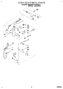 OVEN ELECTRICAL, LITERATURE Diagram and Parts List for FGS395VL2  Whirlpool Range
