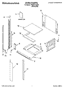 OVEN PARTS Diagram and Parts List for YKBMC140HS0  KitchenAid Microwave Oven Combo
