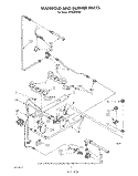 MANIFOLD AND BURNER Diagram and Parts List for SE950PERW1  Whirlpool Range