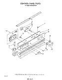 CONTROL PANEL , LITERATURE AND OPTIONAL Diagram and Parts List for RB1000XKW1  Whirlpool Wall Oven