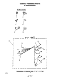 WIRING HARNESS Diagram and Parts List for LA5000XPW0  Whirlpool Washer