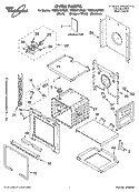 OVEN PARTS Diagram and Parts List for YRBS275PDQ7  Whirlpool Wall Oven