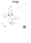 SECTION Diagram and Parts List for EH120FXKQ00  Whirlpool Freezer