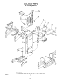 AIRFLOW Diagram and Parts List for ED22MMXRWR2  Whirlpool Refrigerator