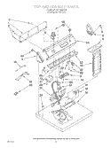 SECTION Diagram and Parts List for LET7848AQ0  Whirlpool Dryer