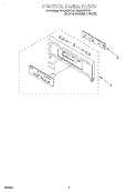 Part Location Diagram of 4448874 Whirlpool CNTRL-ELEC