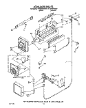 Part Location Diagram of LIT2149679 Whirlpool Service & Wiring Sheet