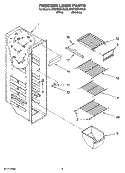 Part Location Diagram of WPW10144409 Whirlpool Bin