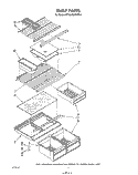 SHELF Diagram and Parts List for ET16AKXRWR3  Whirlpool Refrigerator