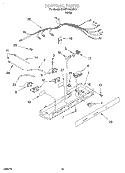 CONTROL, OPTIONAL Diagram and Parts List for 3XART732GW01  Whirlpool Refrigerator