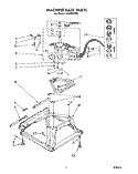 MACHINE BASE Diagram and Parts List for LA9300XTN0  Whirlpool Washer