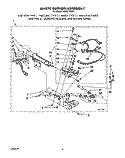 694670 BURNER Diagram and Parts List for LG5761XSW1  Whirlpool Dryer