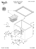 SECTION Diagram and Parts List for EH050FXGW07  Whirlpool Freezer
