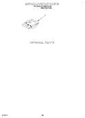 MISCELLANEOUS, OPTIONAL Diagram and Parts List for KUDI25CHBS0  KitchenAid Dishwasher
