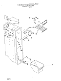 FREEZER LINER Diagram and Parts List for SS22AEXHW02  Whirlpool Refrigerator