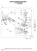 8318272 BURNER ASSEMBLY Diagram and Parts List for HGD4300TQ0  Magic Chef Dryer