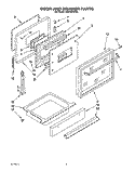 SECTION Diagram and Parts List for RS313PXYH2  Whirlpool Range