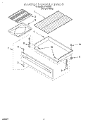 DRAWER AND BROILER Diagram and Parts List for FEP330EQ1  Roper Range