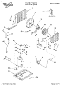 UNIT, LITERATURE Diagram and Parts List for ACM062XG0  Whirlpool Air Conditioner