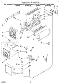 ICEMAKER, LIT/OPTIONAL Diagram and Parts List for ET18NMYAN00  Whirlpool Refrigerator